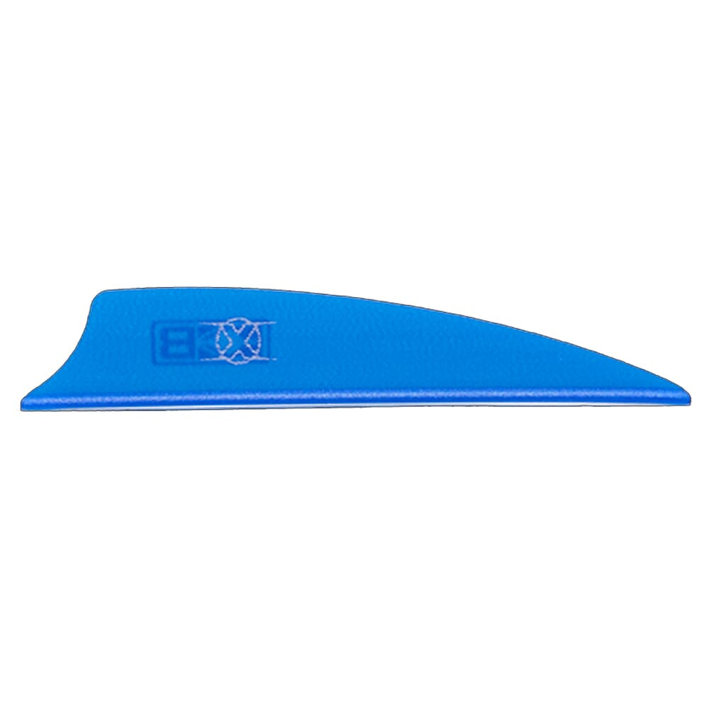 Bohning X Vane 2.25\" Shield Cut Satin Blue 36pk 10771SB225