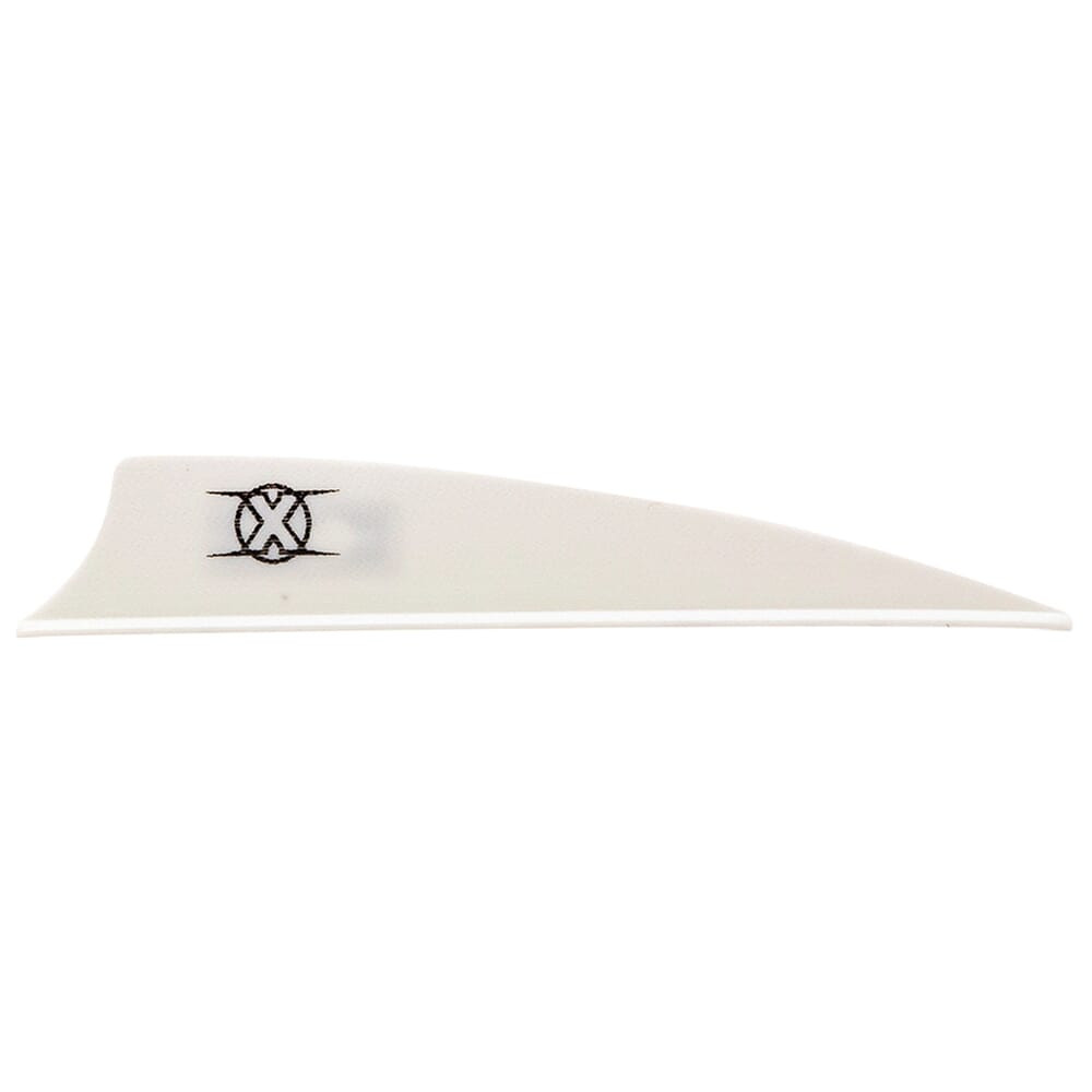 Bohning X Vane 3\" Shield Cut White 1000pk 10773WH3S