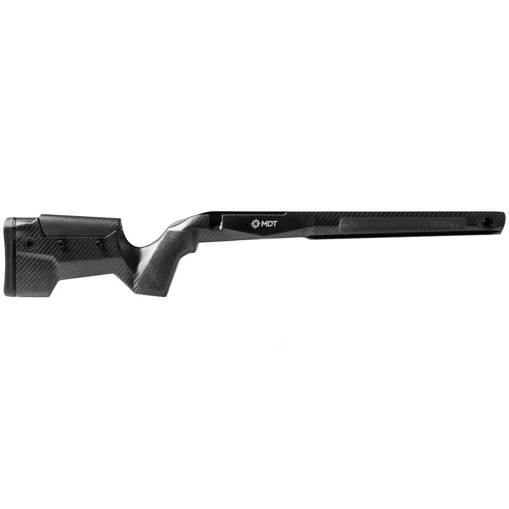 MDT CRBN Remington 700 SA RH Fixed Clearcoat Carbon Fiber Chassis System w/ARCA Rail & No Bottom Metal 109559--CCF