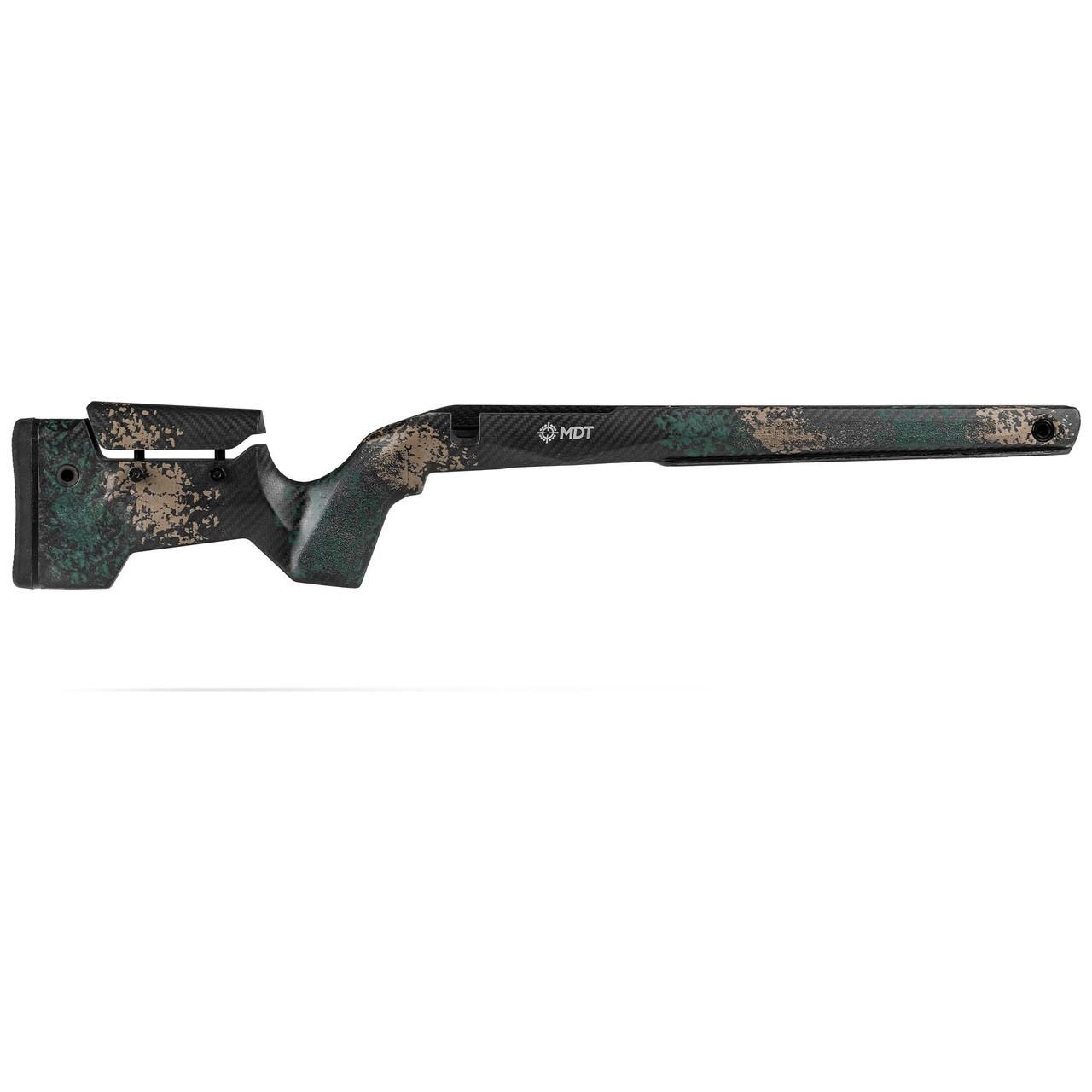 MDT CRBN Remington 700 Long Action RH Fixed ARCA Highland Green & Flat Dark Earth Rifle Stock 109804-HGF