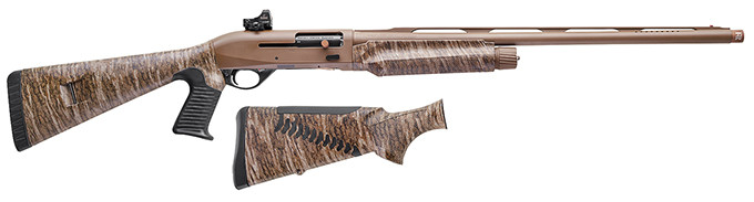 Benelli Performance Shop M2 Turkey 12ga 3\" 24\" Mossy Oak Bottomlands 3+1 Semi-Auto Shotgun 11008