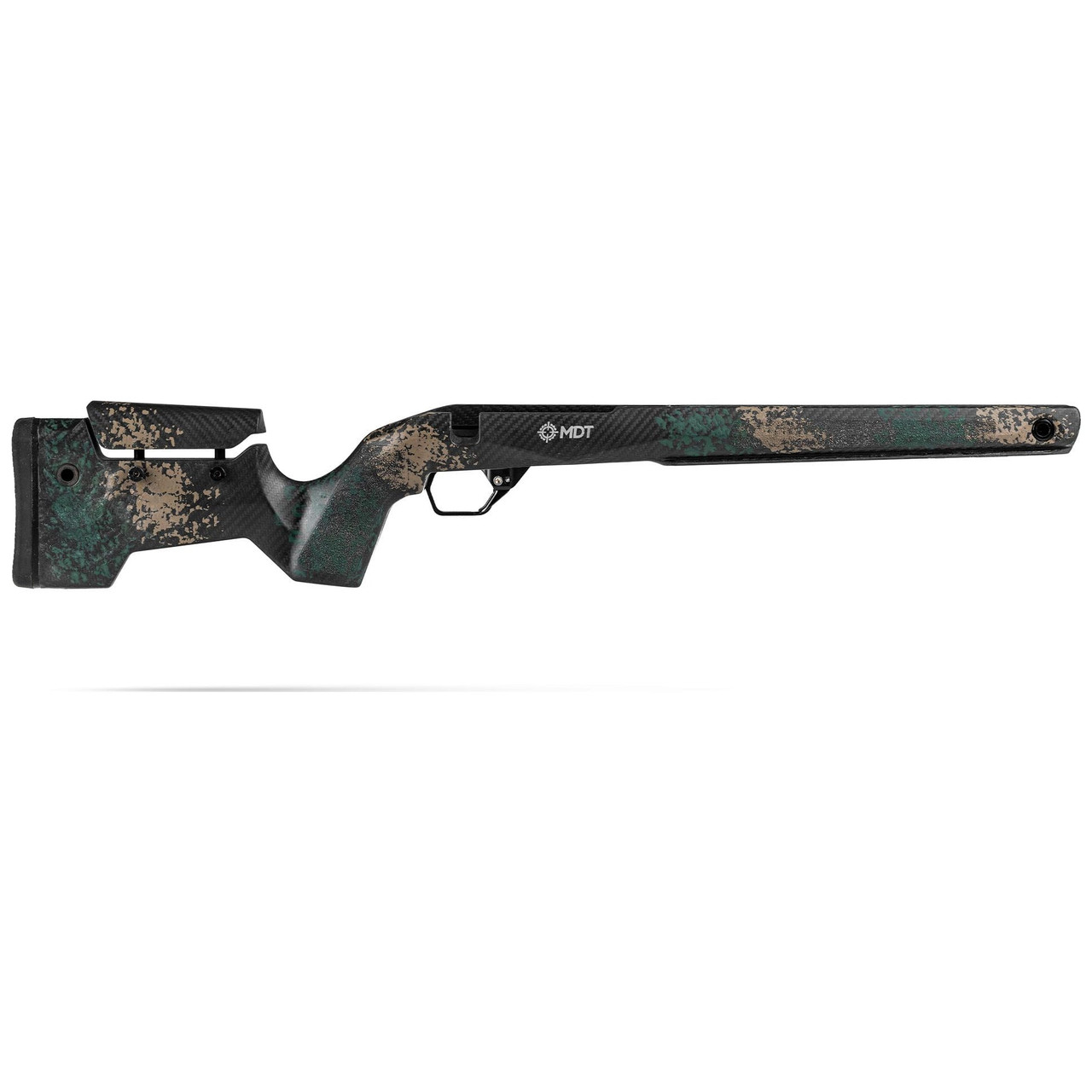 USED MDT CRBN Remington 700 Long Action RH Fixed ARCA Highland Green & Flat Dark Earth Kit 116117-HGF - Light Blemishes USED10093