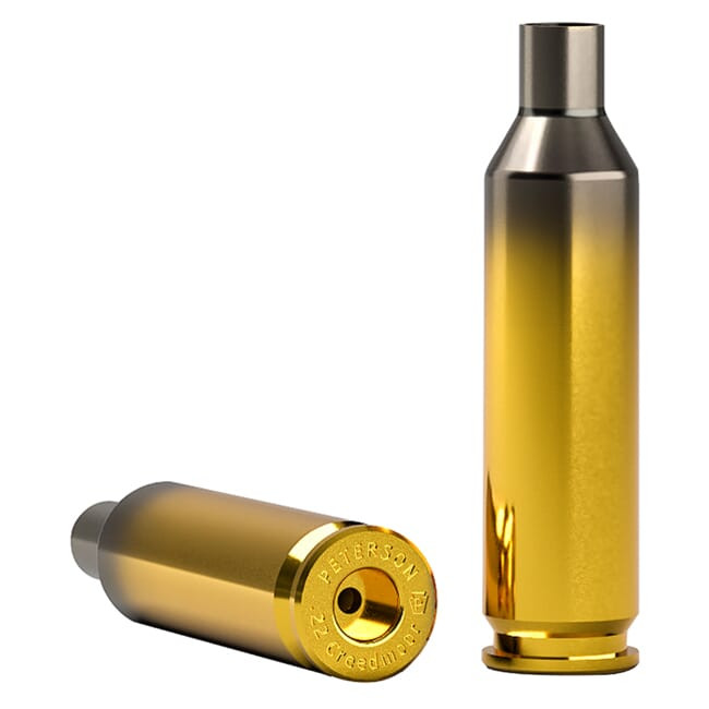 USED Peterson .22 Creedmoor Casing Box of 50 40026R - Plastic Case Broken - Brass New USED9527