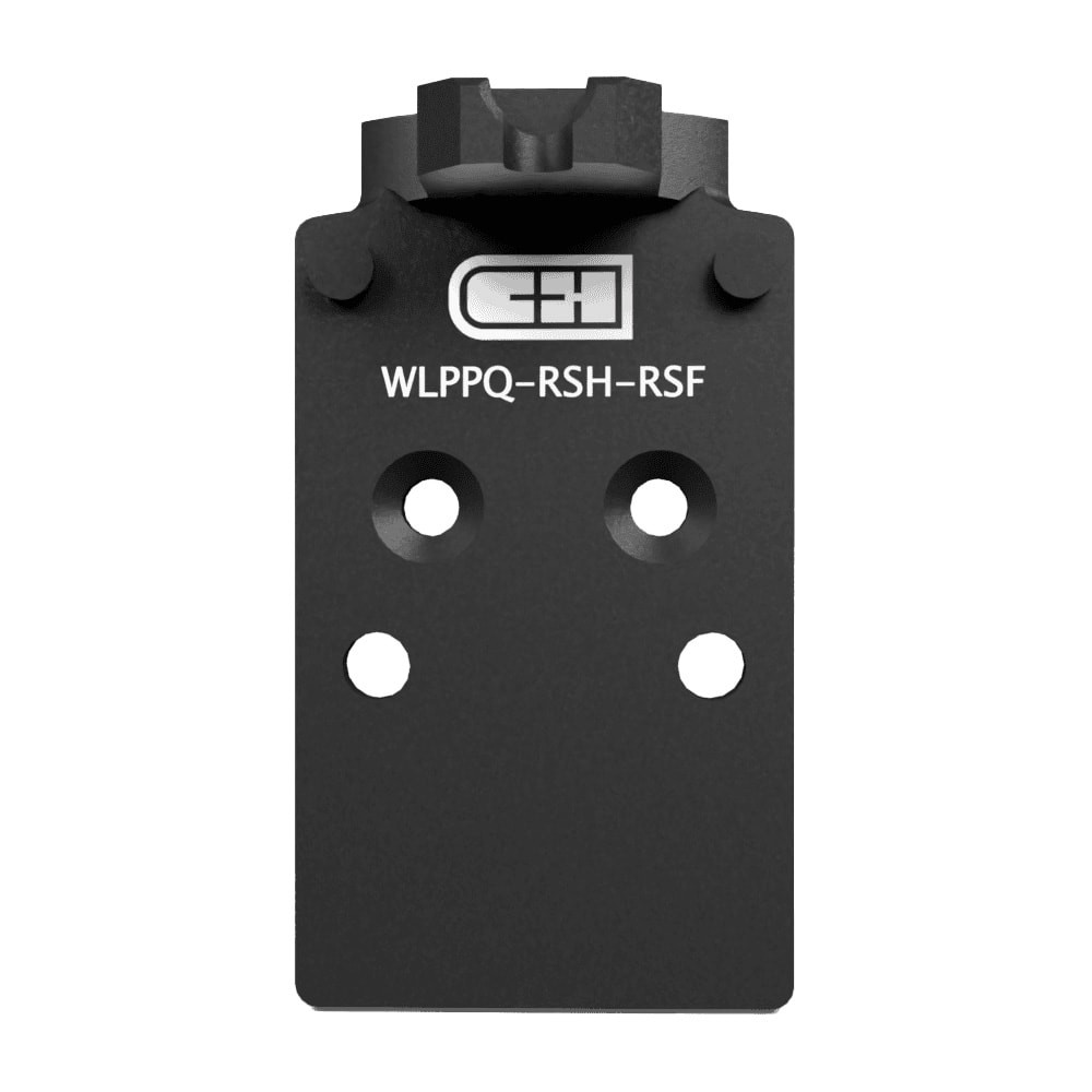 C&H Precision Walther PPQ-Q4-Q5 Plate For Trijicon (RMR-SRO) Holosun (407C/507C/507Comp/508T) C&H (EDCXl-Comp) No Rear Sight WLPPQ-RSH-NRS