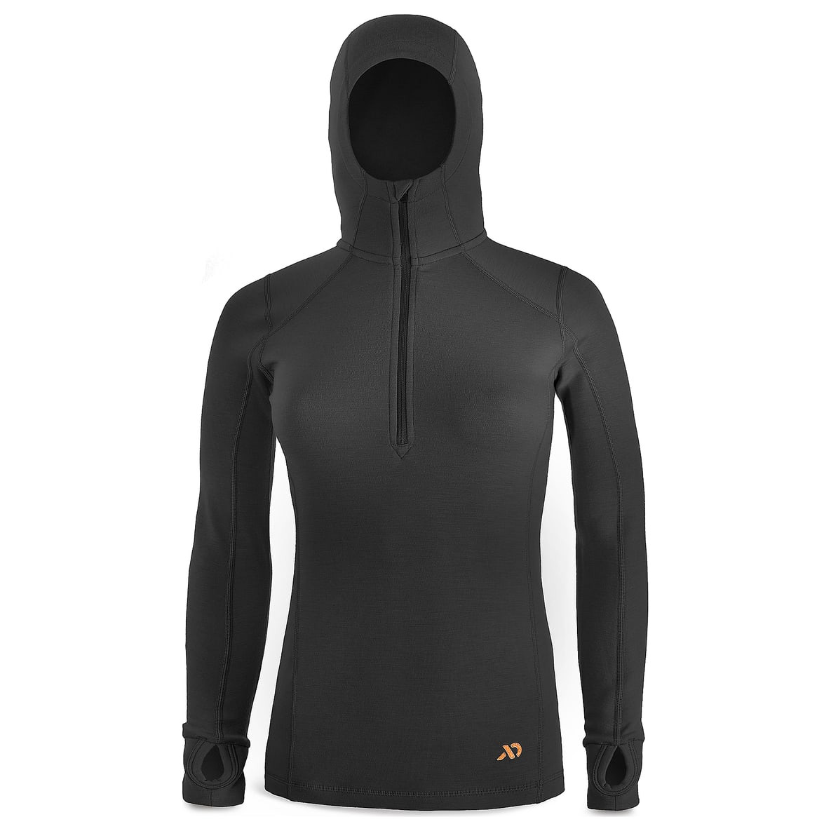 First Lite Women's Furnace Hoody Black on Black WTFNHBB