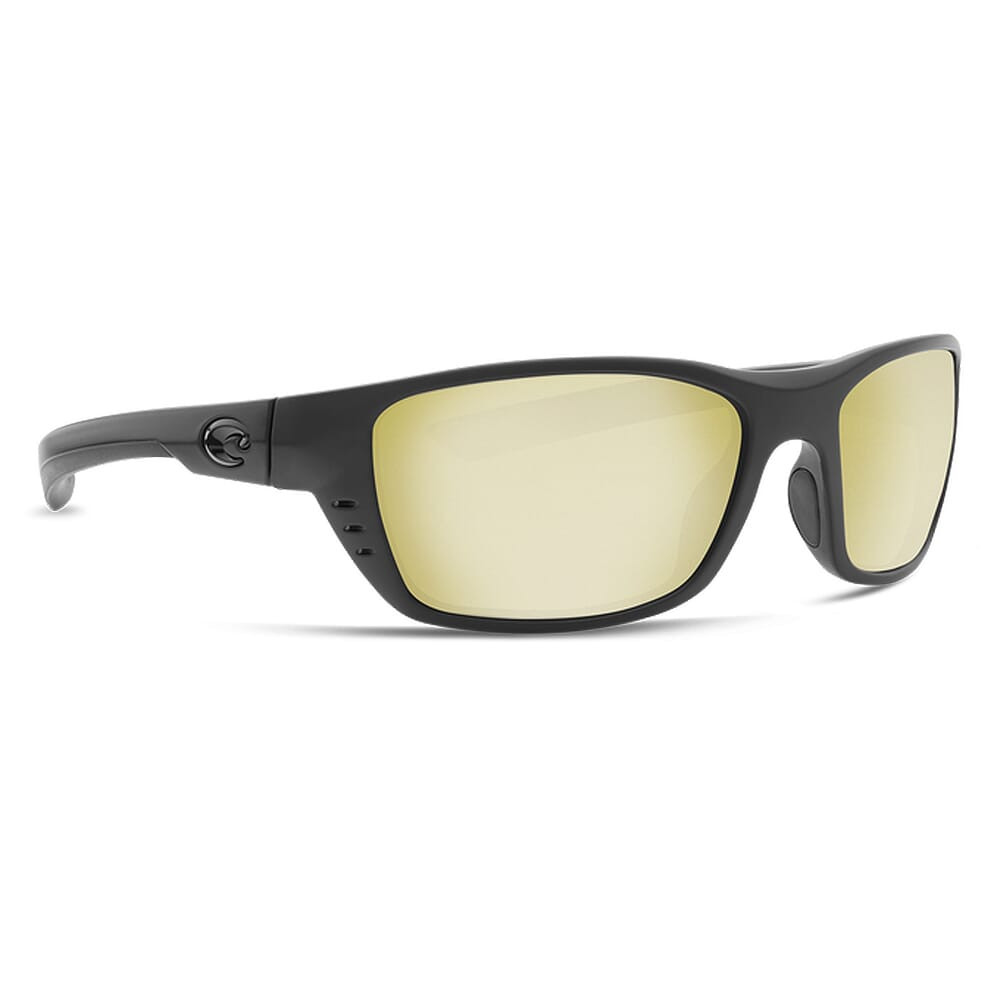 Costa Whitetip Blackout Frame Sunglasses w/ Sunrise Silver Mirror 580G Lenses WTP-01-OSSGLP