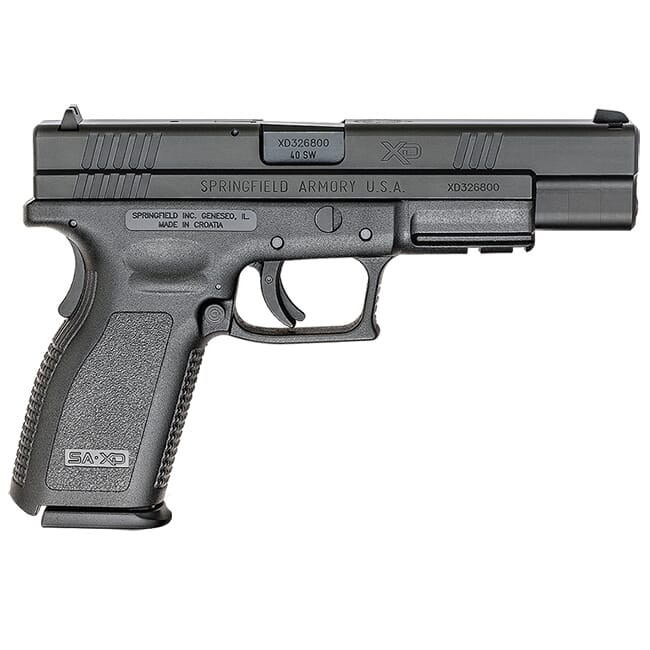 Springfield Armory XD .40 S&W Tactical 5\" Black, 10-Rd Pistol (w/ 2 Mags) XD9402