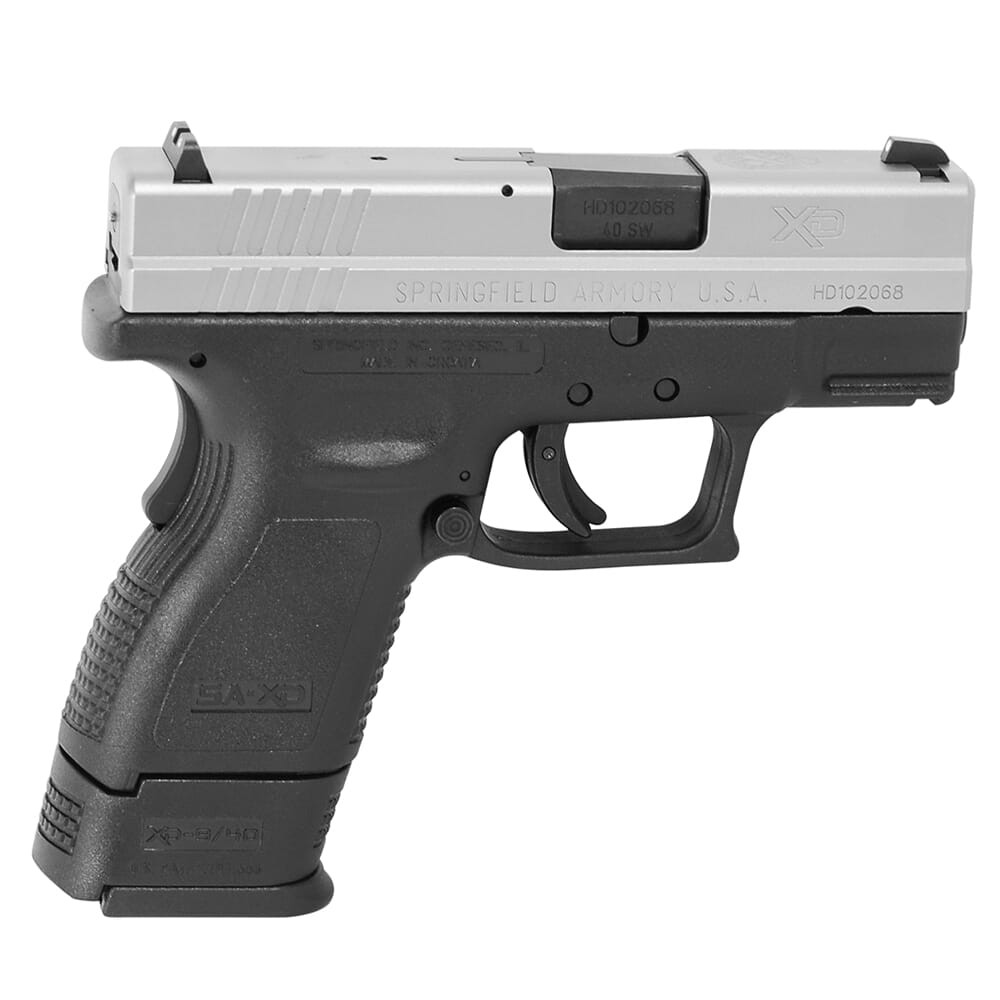 Springfield Armory XD .40 S&W Sub-Compact 3\" Stainless, 9-Rd (w/ 2 Mags) XD9822