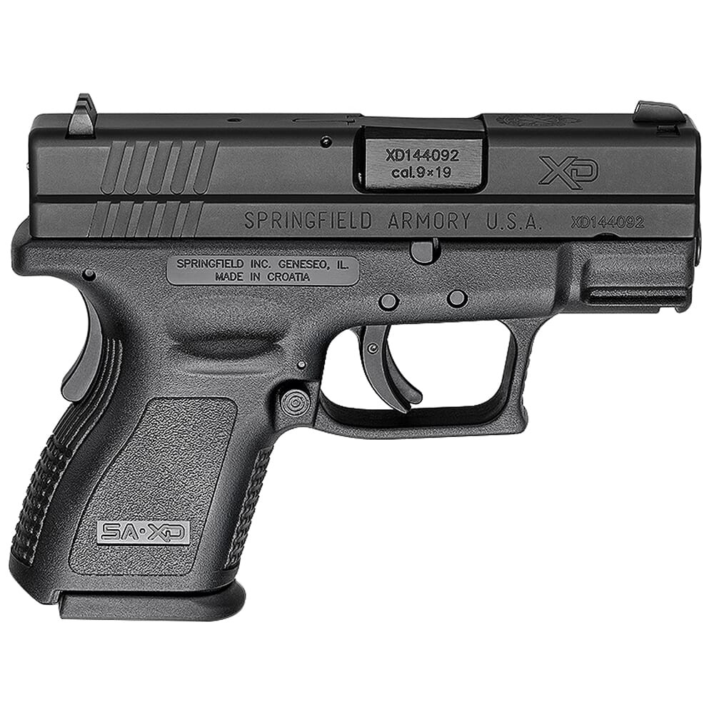 Springfield Armory XD Defender 9mm 10rd 3\" Sub-Compact Black Pistol (1 mag) XDD9801