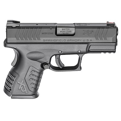 Springfield Armory XD(M) 9mm Compact 3.8\" Black (W/2 13-Round Flush Magazines) Pistol XDM9389CBNJE