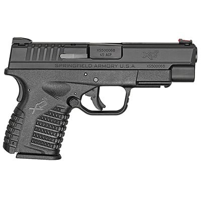Springfield Armory XD-S .45 ACP 4\" Black (W/2 Magazines) Pistol XDS94045BE
