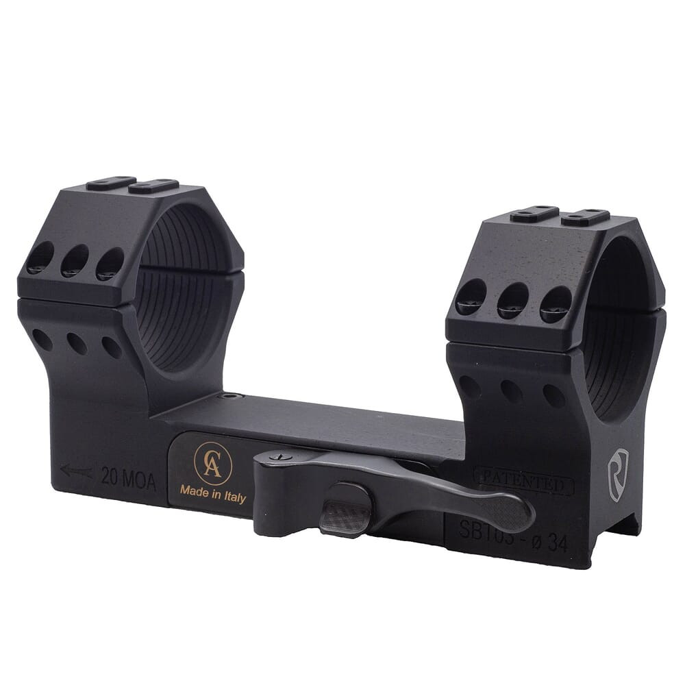 Riton Optics 34mm 0MOA Picatinny Precision Quick-Detach Scope Mount XRC34QD23