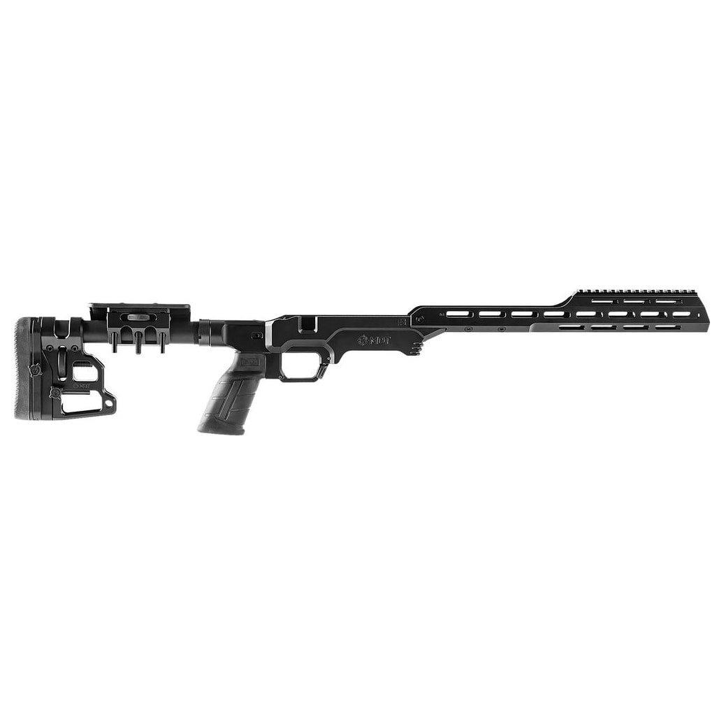 MDT Tactical LSS Gen3 Tikka T3X SA RH BLK Chassis System 114639BLK