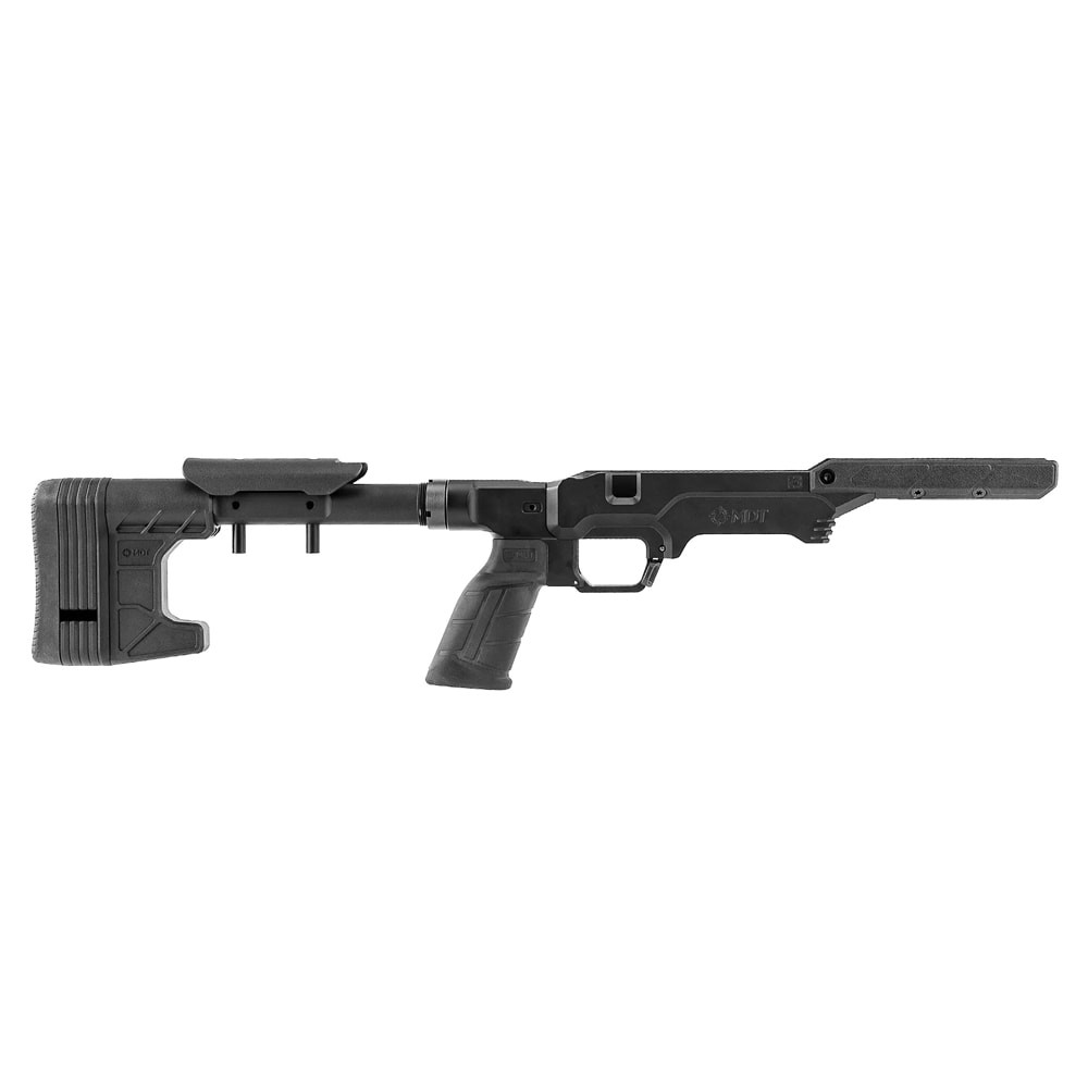 MDT LSS Gen3 Ruger M77 SA RH Worker BLK Chassis System 115044-BLK