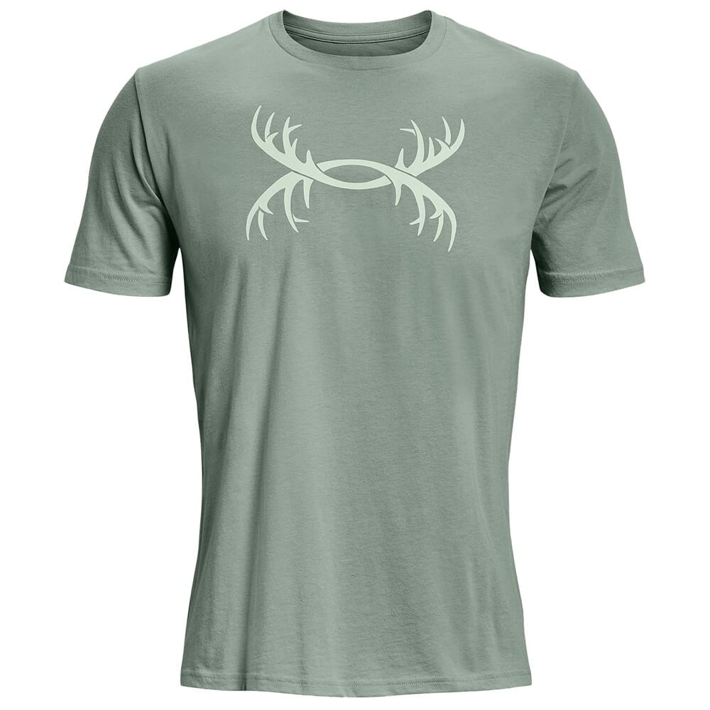 Under Armour Antler Logo Short Sleeve Tee Opal Green/Illusion Green 1366017-781