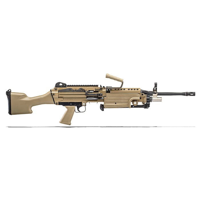 FN M249S Standard 5.56x45mm 1:7\" 30rd FDE Rifle 46-100028