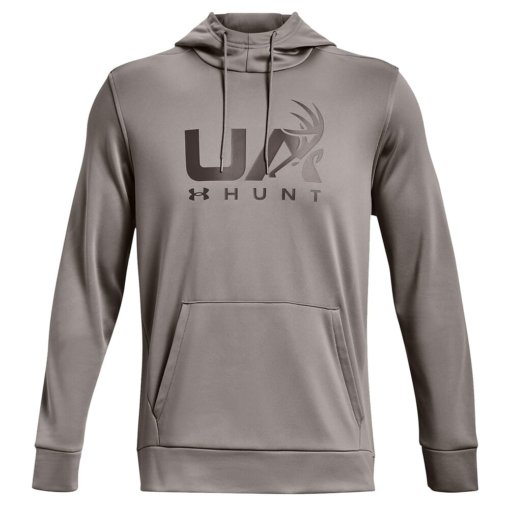 Under Armour Whitetail Armour Fleece Hunt Icon Hoodie Pewter/Fresh Clay 1375114-294