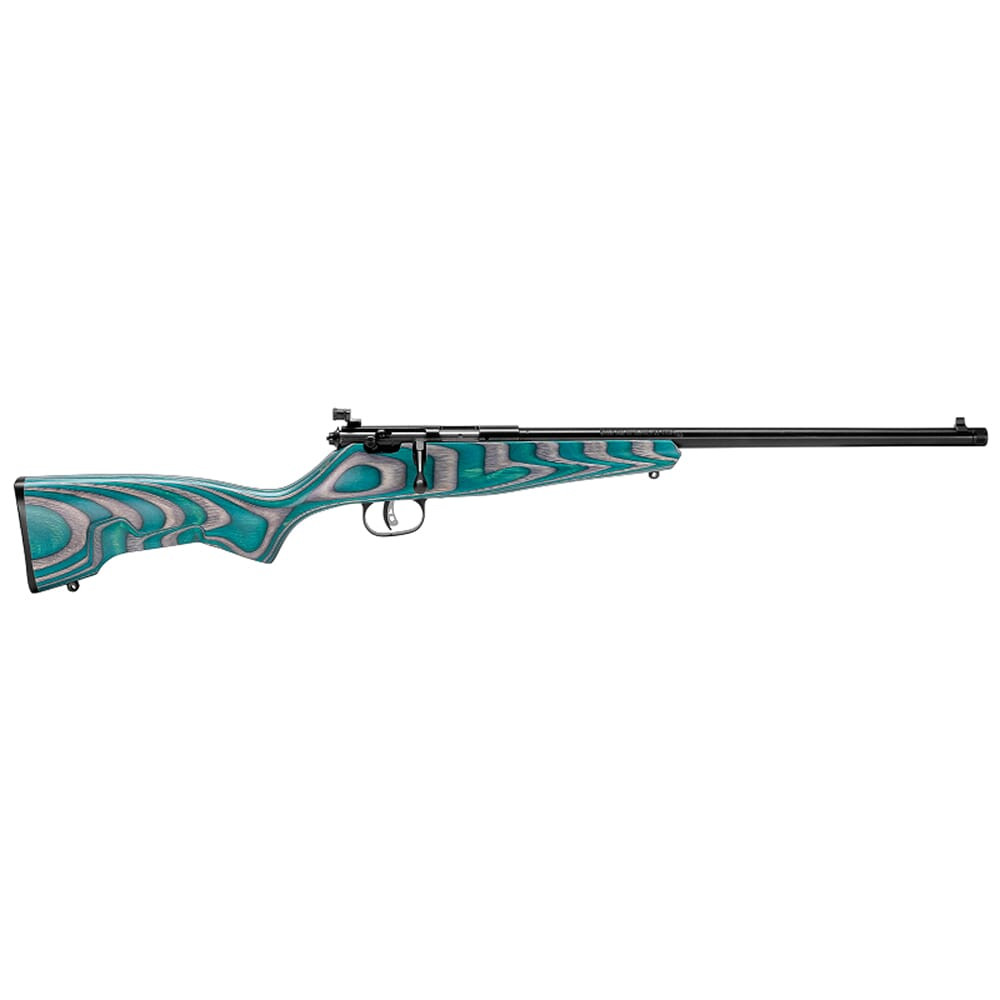 Savage Arms Rascal Minimalist .22 LR 16.13\" 1:16\" 1/2x28 Bbl Grey/Teal Hybrid BA Single-Shot Rifle w/Boyds Minimalist Laminate Stock 13802