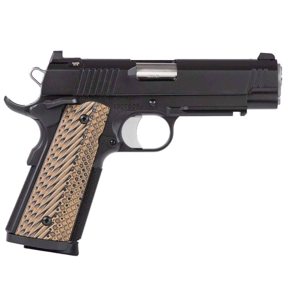 Dan Wesson Specialist Commander .45ACP Blk Duty Finish w/Fixed Trit Night Sights, Light Rail, Magwell, Ambi Safety, G10 Grips, 8rd Pistol 01808