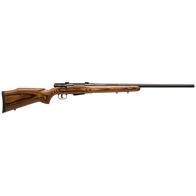 Savage Arms 25 Lightweight Varminter .223 Rem 24\" 1:9\" Bbl Brown Laminate BA Rifle w/(1) 4rd Mag 18526