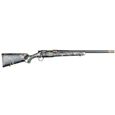 Christensen Arms Ridgeline FFT Burnt Bronze 7mm Backcountry 20\" Burnt Bronze Cerakote Action Carbon with Green & Tan Stock 801-06445-00