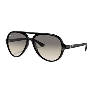 Ray-Ban Cats 5000 Black Clear Gradient Grey 0RB4125-6013259