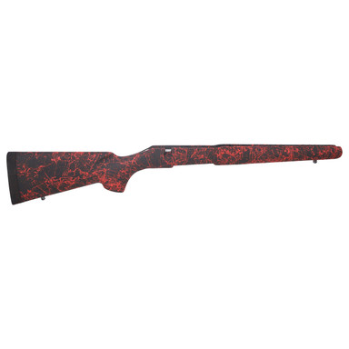 Sauer H-S Precision Replacement Stock for Sauer 100 BLK/RED w/Aluminum Bedding Block 80237327 - Main Image