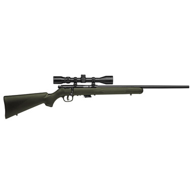 Savage Arms MARK II FXP .22 LR 21\" 1:16\" Bbl OD Green Bolt Rifle w/Bushnell 3-9x40mm Scope & (1) 10rd Mag 26721
