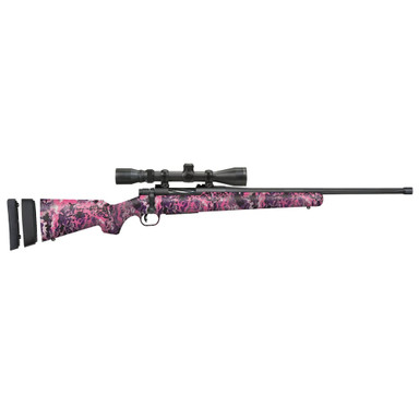 Mossberg Patriot Super Bantam 350 Legend 22\" 1:16\" Fluted Bbl Muddy Girl Wild 4+1 Rifle w/3-9x40mm Scope 28258