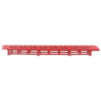 Accuracy International Long Forend (Fits Entire Forend of AT-X Short Action Long Chassis 15.3\" Long) M-LOK Fire Red Bridge Module 30571-RD - Main Image