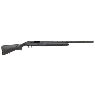 Mossberg Maverick SA Black 12ga 28\" Bbl Accu-Choke Fiber Optic 3\" Chamber 5+1 Matte Blue Synthetic Forend Adj Stock Autoloading Shotgun 33002