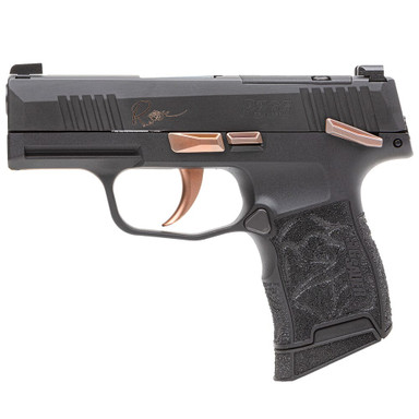 Sig Sauer P365 Rose .380 ACP 3.1\" Bbl Pistol Kit w/Vaultek Lifepod Pistol Safe, Dummy Rounds, QuickStart Guide & (2) 10rd Mags 365-380-ROSE-MS