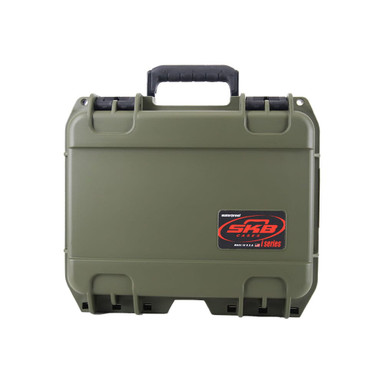 SKB iSeries 12\"x9\"x4\" OD Green Pistol Case w/Cubed Foam 3i-1209-4M-L