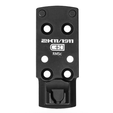 Kimber 2K11/1911 Optic Adapter Plate w/Fixed Rear Sight (RMSc, Holosun K) 4200641