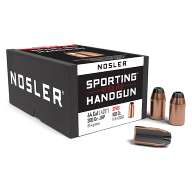 Nosler Hand Gun - Revolver HG - 44 300g JHP (.429\") (100ct) Bullets 42069