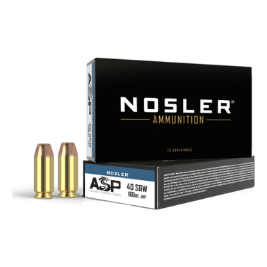 Nosler Assured Stopping Power (ASP) Handgun ASP - 40 S&W 180g HG JHP (50ct) Ammunition 51212