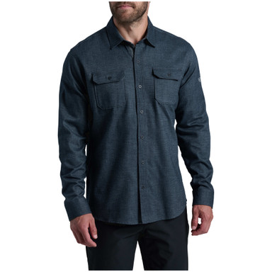 Kuhl Descendr Long Sleeve Flannel Deep Abyss Men's Size XXXL 7244-DABY-M-XXXL