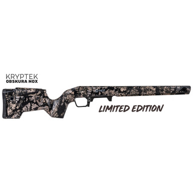 MDT CRBN Precision Kit Rem 700 Short Action RH Fixed ARCA Kryptek Obskura Nox Chassis System 114482-KOR - Main Image