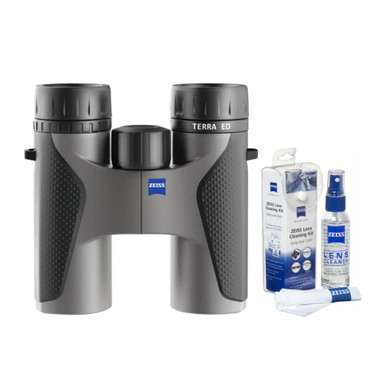 Zeiss Terra ED 8x32 Grey Binocular & 2oz Lens Care Kit Zeiss-523203-9907-KIT-2127-990 - Main Image