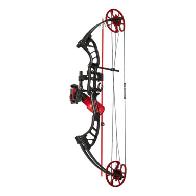 Cajun Shore Runner EVW LH50 Black/Red Bowfishing Bow Kit ABF23B1205L