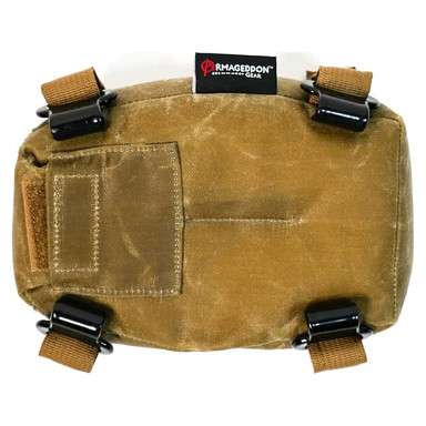 Armageddon Gear Tan Waxed Canvas Mini Plate Pro Pad w/Standard Bead Fill AG0757-LW-TN