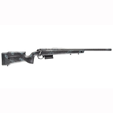 Bergara B-14 Squared Crest Carbon .300 PRC 24\" 1:9\" 5/8\"x24 #6 CF Bbl Black/Grey Rifle w/Omni MB, Fluted Bolt & (1) 5rd Mag B14LM7518CF
