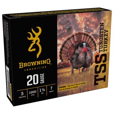 Winchester 20ga 3\" #7 TSS Tungsten Turkey 1-1/2oz Box of 5 Shells B193922037 - Main Image