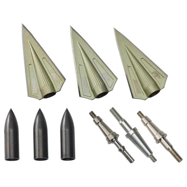 Bear Archery RazorHead VWS Double Bevel Kit BT175DB