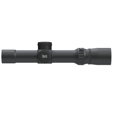 March Compact 1-10x24mm SFP MTR-1 Reticle 1/4MOA 6Level Illum Riflescope D10V24I-MTR-1