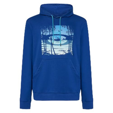 Oakley Golden Hour Bark Po Hoodie Crystal Blue FOA406179-671