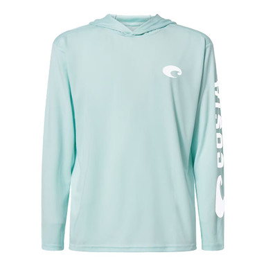 Costa Del Mar Lifestyle Technical Hood T-Shirt Mens Mint FQA400039-453 - Main Image