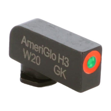 Ameriglo ProGlo Green Tritium w/Orange Outline .2\"H .14\"W Front Sight for Glock GL-212-200-OR-C