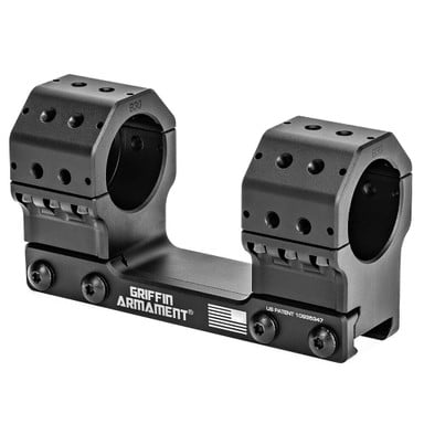 Griffin Armament 30mm Standard GPM 1.1\" Height 0MOA Scope Mount GSM1.1H30MM