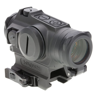 Holosun HE515GT-GR Titanium Green Multi-Reticle Circle Dot 20mm Micro Reflex Sight w/ Shake Awake and QD Mount - HE515GT-GR
